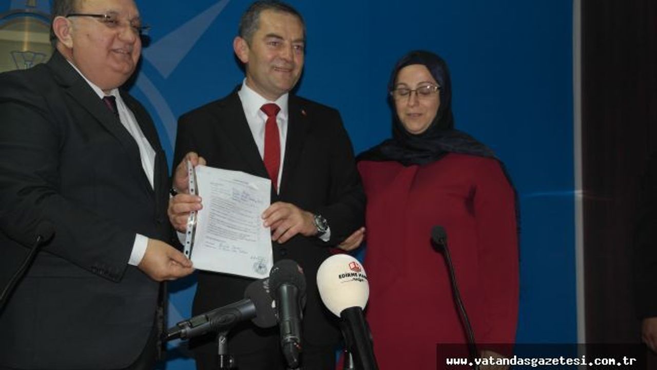 "EDİRNE’Yİ HAK ETTİĞİ YERE TAŞIMAK İÇİN VARIZ"