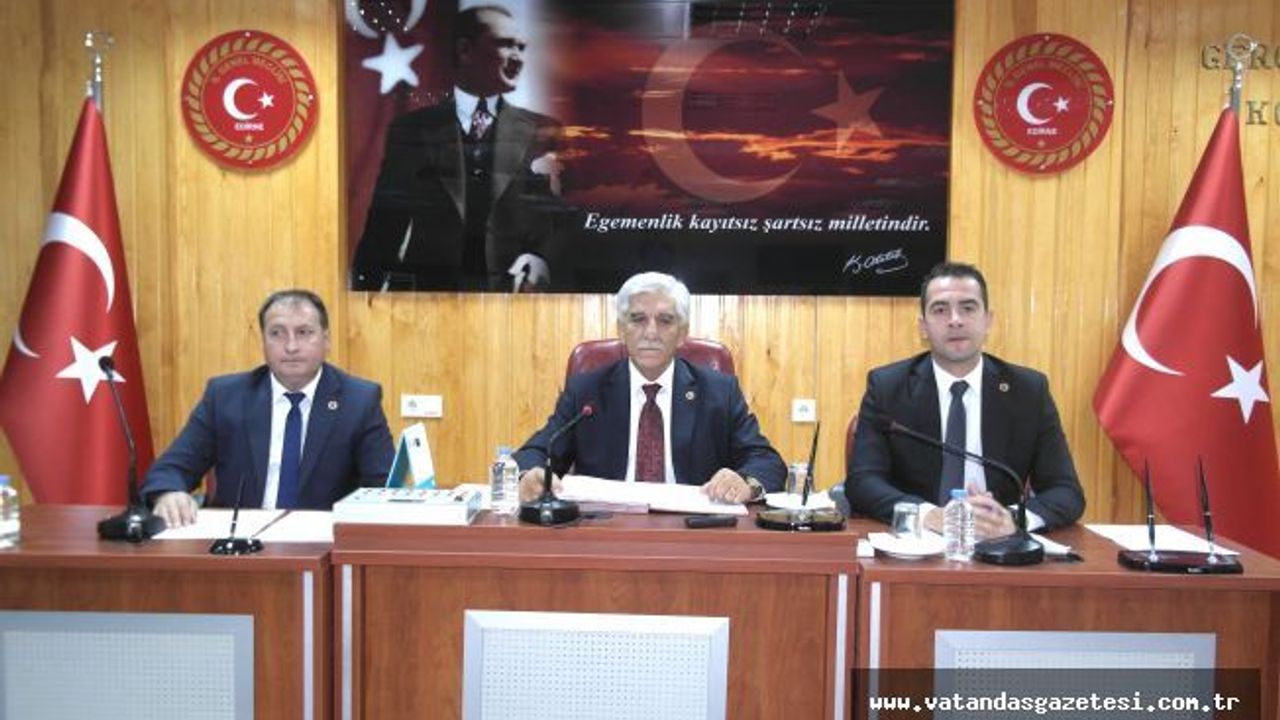 MERA TAHSİSİ  İL GENEL MECLİSİ’NDE GÜNDEME GETİRİLDİ