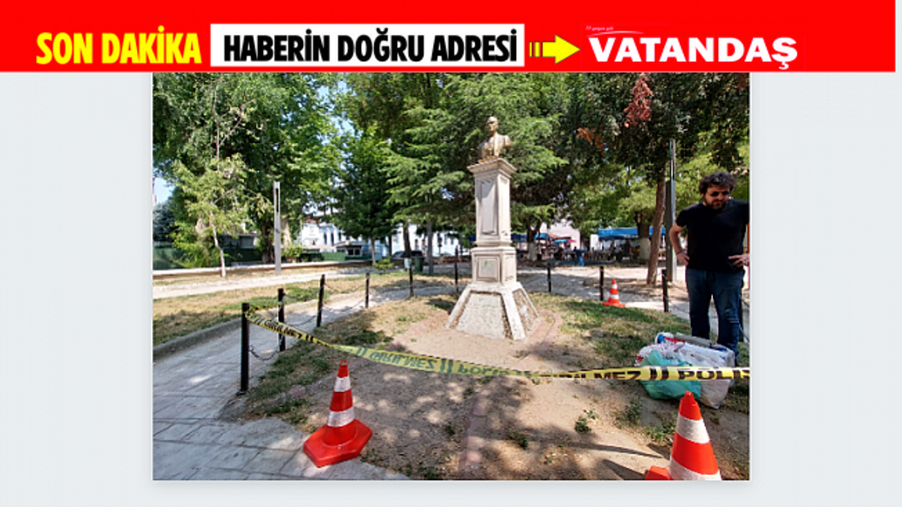 ATATÜRK BÜSTÜ ASLINA UYGUN ŞEKİLDE YENİLENİYOR