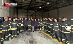 YAZGAN'DAN İTFAİYECİLERE DESTEK ZİYARETİ