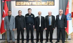 EMEKLİ POLİSLERDEN AYHAN’A ZİYARET