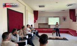 BELEDİYE ÇALIŞANINA İLK YARDIM EĞİTİMİ