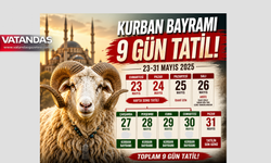 BAYRAM TATİLİ 9 GÜN OLDU