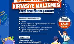 EĞİTİM DESTEĞİNDE SON BAŞVURU 21 AĞUSTOS