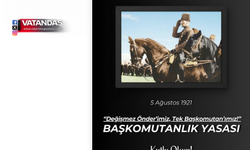 ADD EDİRNE: "DEĞİŞMEZ BAŞKOMUTANIMIZ ATATÜRK'TÜR"