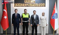 KAYMAKAMLAR EMNİYET MÜDÜRÜ AYHAN'LA GÖRÜŞTÜ