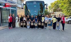GÖNÜLLÜLER KIZILAY KAMPINA UĞURLANDI