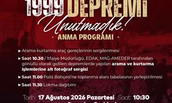 17 AĞUSTOS DEPREMİ UNUTULMADI
