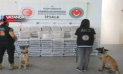 İPSALA’DA KARAVANDAN 387 KİLO SKUNK ÇIKTI