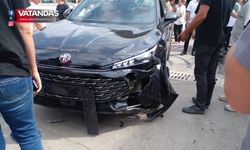 SARAÇLAR CADDESİ’Nİ BİRBİRİNE KATAN SÜRÜCÜ DUBALARA ÇARPARAK DURABİLDİ