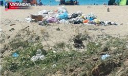 SAROS ÇÖPLÜĞE DÖNDÜ