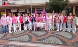 FARKINDALIK İÇİN PEMBE GİYDİLER
