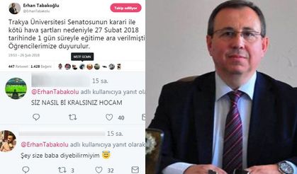 "T.Ü. evimiz, Rektör babamız"