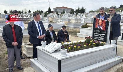 BAHRİ DİNAR MEZARI BAŞINDA ANILDI