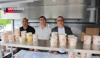 BELEDİYEDEN AŞURE İKRAMI