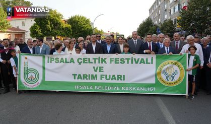 25. İPSALA ÇELTİK FESTİVALİ COŞKUYLA BAŞLADI