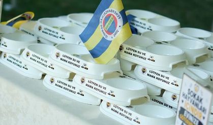 EDİRNE FENERBAHÇELİLER DERNEĞİ’NDEN PATİLİ DOSTLARA MAMA VE SU DESTEĞİ