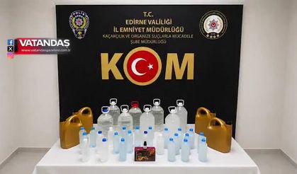 ÇAVUŞBEY’DE SAHTE İÇKİ OPERASYONU