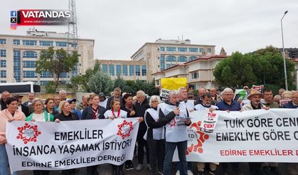 Emekliler, TÜİK Önünde Seslendi:  YAZ“RAKAMLAR DEĞİL, GERÇEKLER KONUŞSUN”