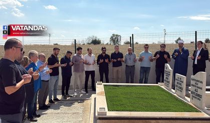 GAZETECİ BERK SÖYLEMEZ KABRİ BAŞINDA ANILDI