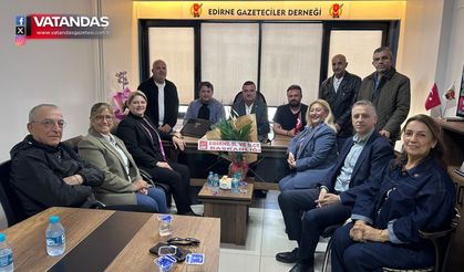 CHP EDİRNE İL YÖNETİMİNDEN EGD’YE ZİYARET