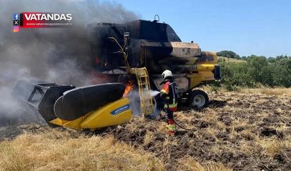 İPSALA’DA KORKUTAN YANGIN