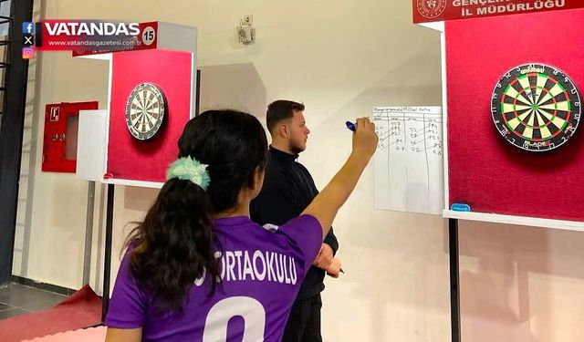 OKUL SPORLARI DART HEYECANI SONA ERDİ