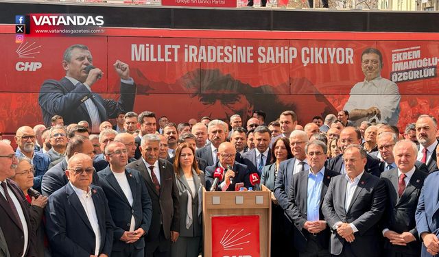 CHP İL BAŞKANI BALKANLI, 81 İL BAŞKANIYLA ANKARA'DA TEK YÜREK OLDU