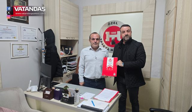 ÖZEL TRAKYA HASTANESİ'NDEN ÖZ SAĞLIK-İŞ SENDİKASINA SAĞLIK DESTEĞİ