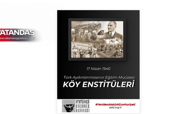 ADD, “EĞİTİMDE AYDINLANMA YENİDEN GÜNDEMDE OLMALI”