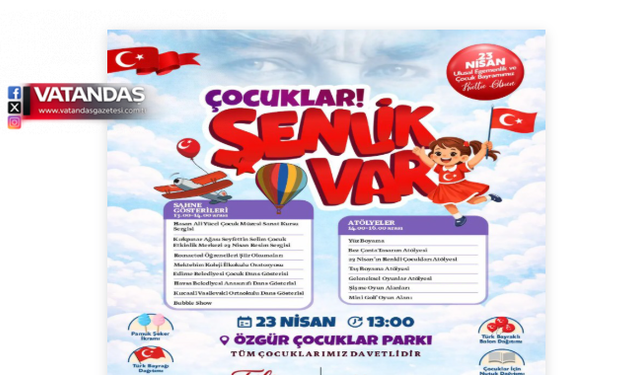 23 NİSAN COŞKUSUNUN ADRESİ DEĞİŞTİ