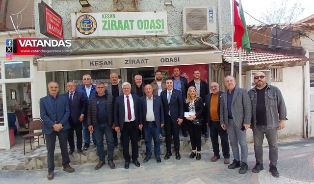 CHP'DEN KEŞAN'A ZİYARET