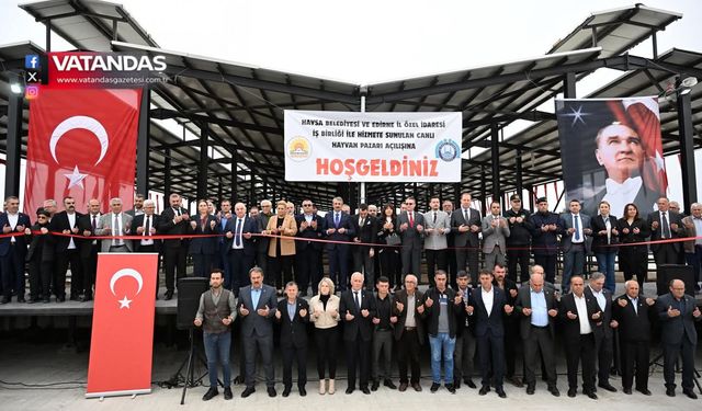 TRAKYA'NIN EN BÜYÜK HAYVAN PAZARI AÇILDI