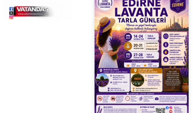 MOR TARLALAR ZİYARETÇİLERİNİ BEKLİYOR