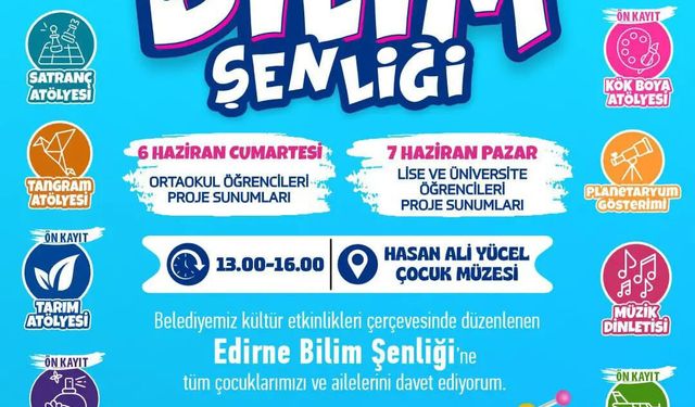 BİLİM ŞENLİĞİ BAŞLIYOR