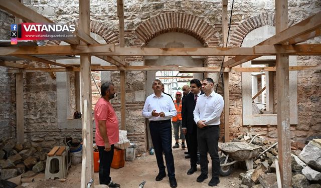 500 YILLIK CAMİİ AYAĞA KALKIYOR