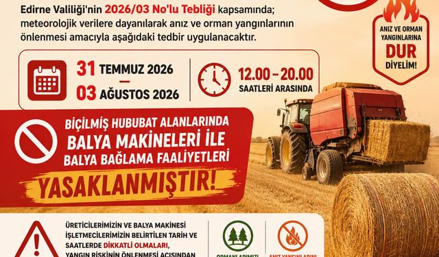 SICAK HAVADA BALYA BAĞLAMAK YASAKLANDI