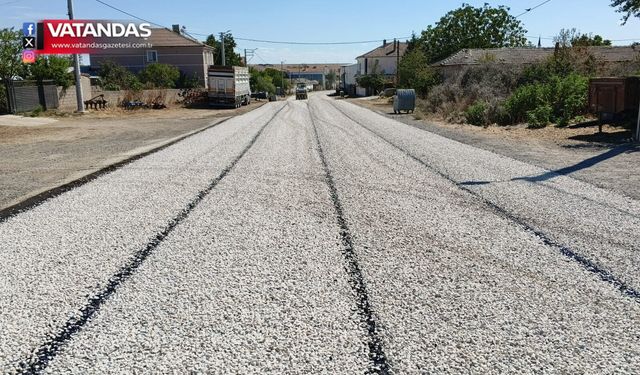 OSMANLI KÖYÜ’NDE YOL ÇALIŞMASI TAMAMLANDI