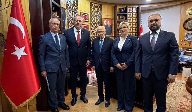 MHP EDİRNE TEŞKİLATI’NDAN DEVLET BAHÇELİ’YE ZİYARET