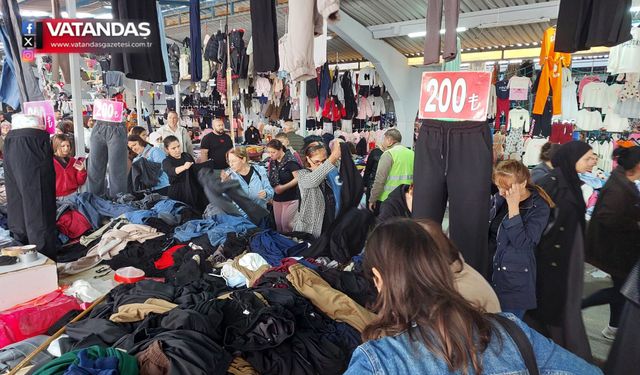 BULGARLAR KIŞLIK ALIŞVERİŞE BAŞLADI