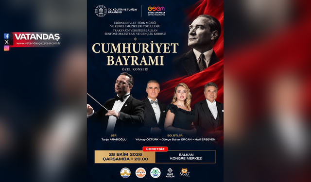 CUMHURİYET COŞKUSU SENFONİYLE YAŞANACAK!