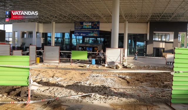 EDİRNE OTOGARI’NDA KAPSAMLI YENİLEME ÇALIŞMALARI SÜRÜYOR
