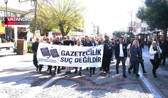 “GAZETECİLİK SUÇ DEĞİLDİR”