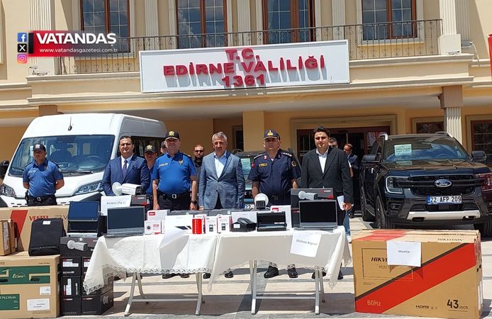 SINIR GÜVENLİĞİNE 1,73 MİLYON EUROLUK DESTEK