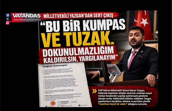 MİLLETVEKİLİ YAZGAN'DAN SERT ÇIKIŞ