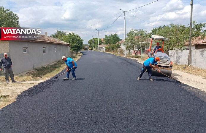 ORHANİYE KÖYÜNDE ASFALT ÇALIŞMASI TAMAMLANDI