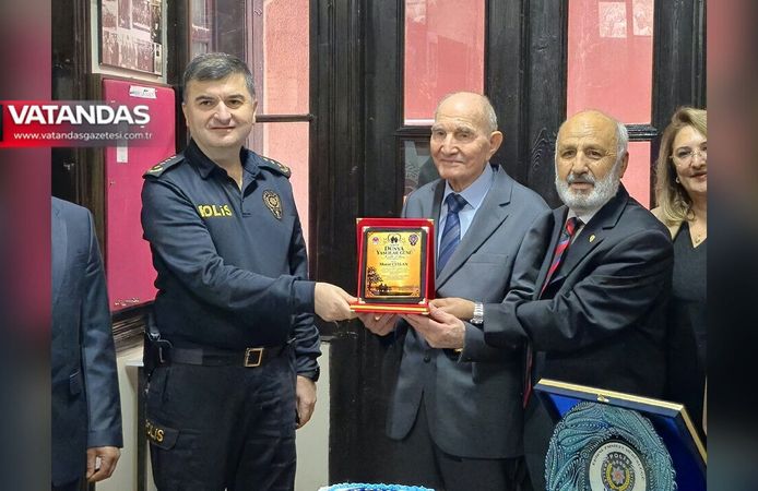 93 YAŞINDAKİ EMEKLİ BAŞKOMİSER YAŞLILAR GÜNÜ’NDE UNUTULMADI