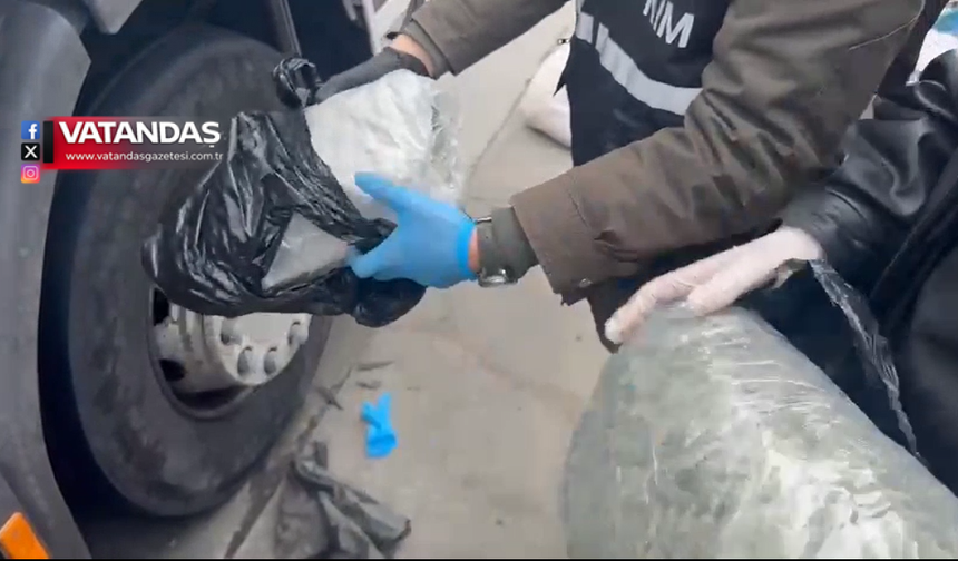 KAPIKULE'DE 53 KİLO SKUNK ELE GEÇİRİLDİ