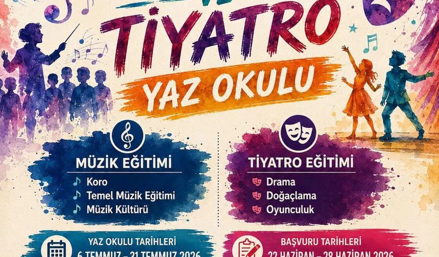 BELEDİYEDEN MÜZİK VE TİYATRO OKULU
