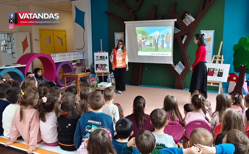 TEMA VAKFI’NDAN MİNİKLERE ORMAN VE SU BİLİNCİ EĞİTİMİ